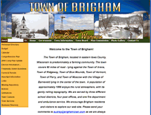 Tablet Screenshot of brighamtown.com